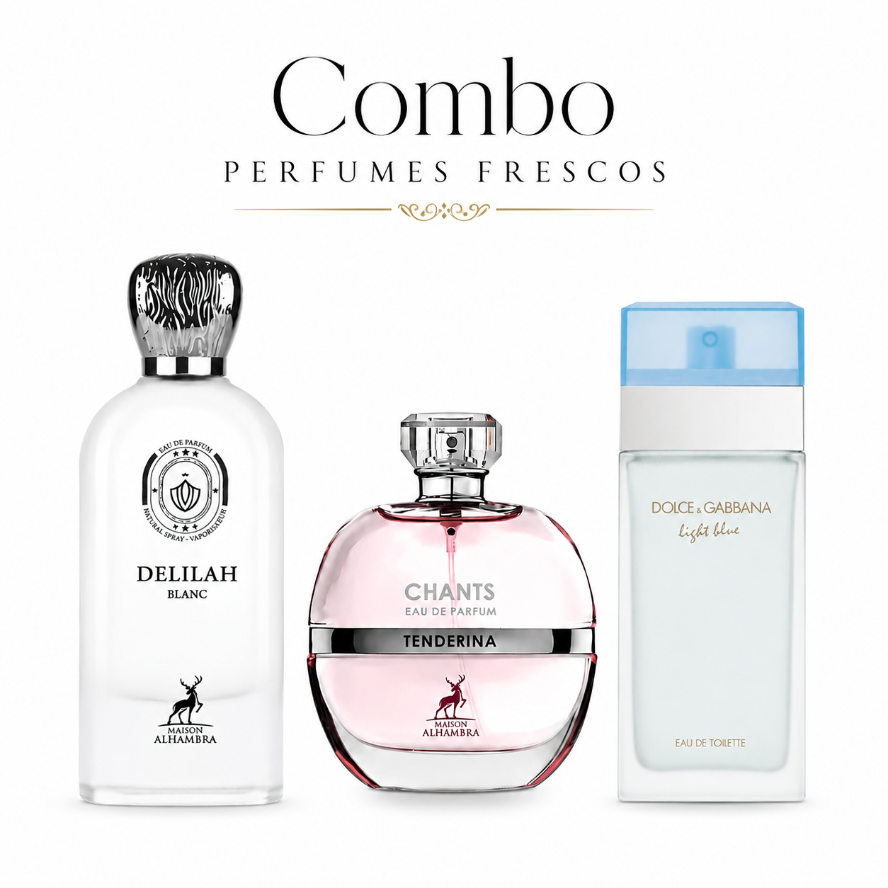 Combo Perfumes Frescos Femininos
