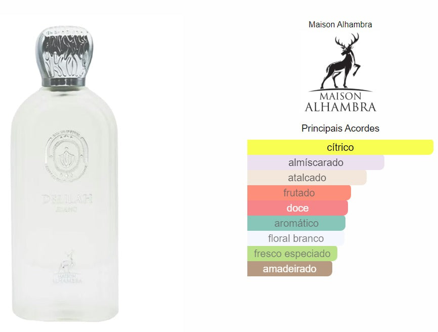 Delilah Blanc Eau de Parfum - Maison Alhambra - 100ml